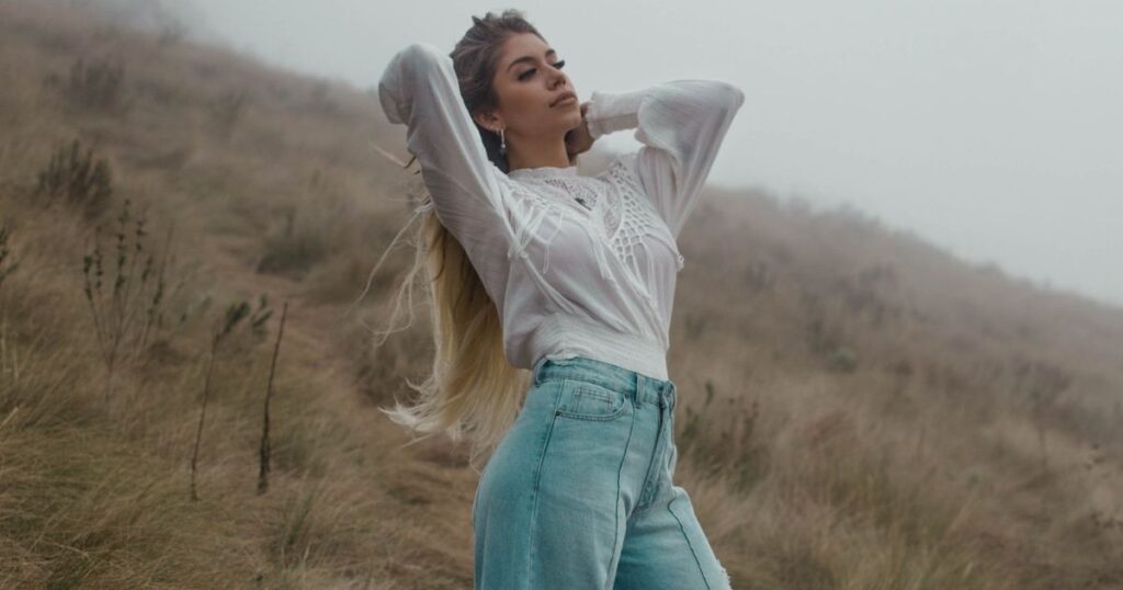 blusa para usar com calça wide leg