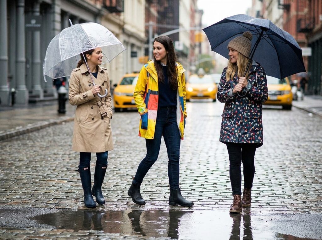 Dia de chuva com home office pela manhã e reunião à tarde. Veja como atravessar sem desanimar e chegar apresentável.